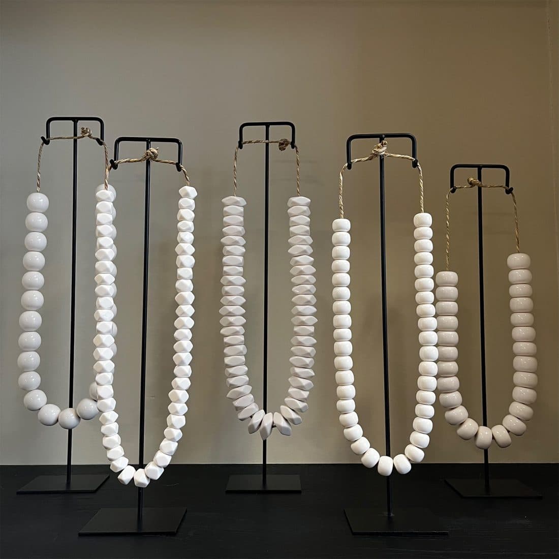 Kralenketting wit Kralenketting wit