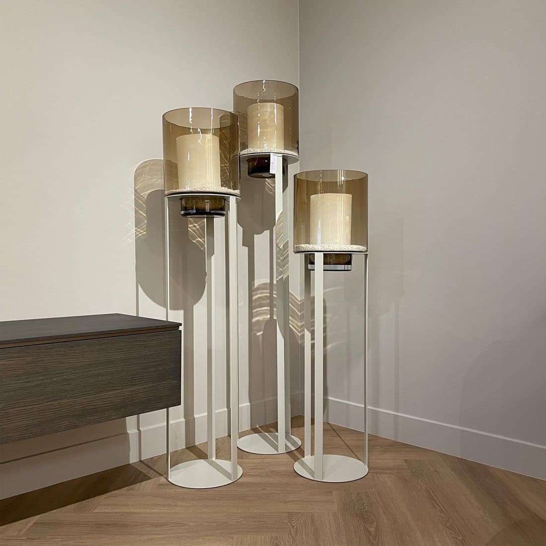 Set stands beige Set stands beige