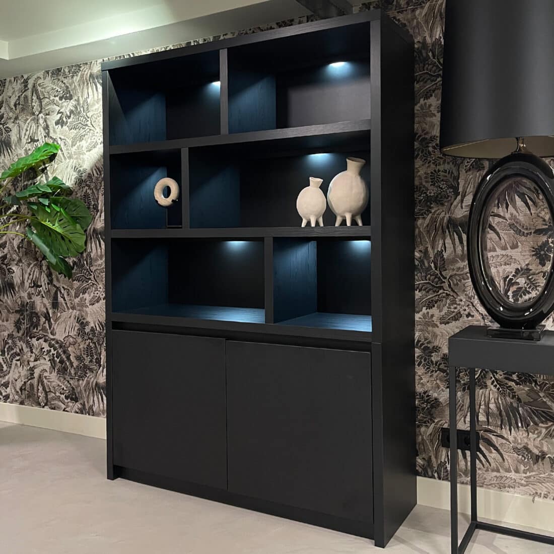 Wandkast Ruby zwart Wandkast Ruby zwart